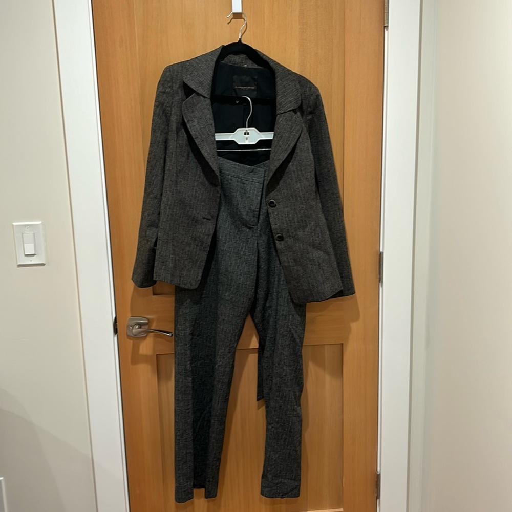 Classiques Entier charcoal women’s suit, size 12